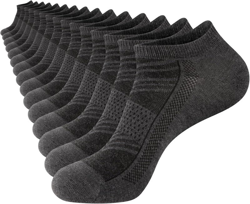 EverKnits Store 15 Pairs Lightweight Ankle Socks Men/Women - Breathable Bulk Thin Low Cut Socks Value Pack - Image 1